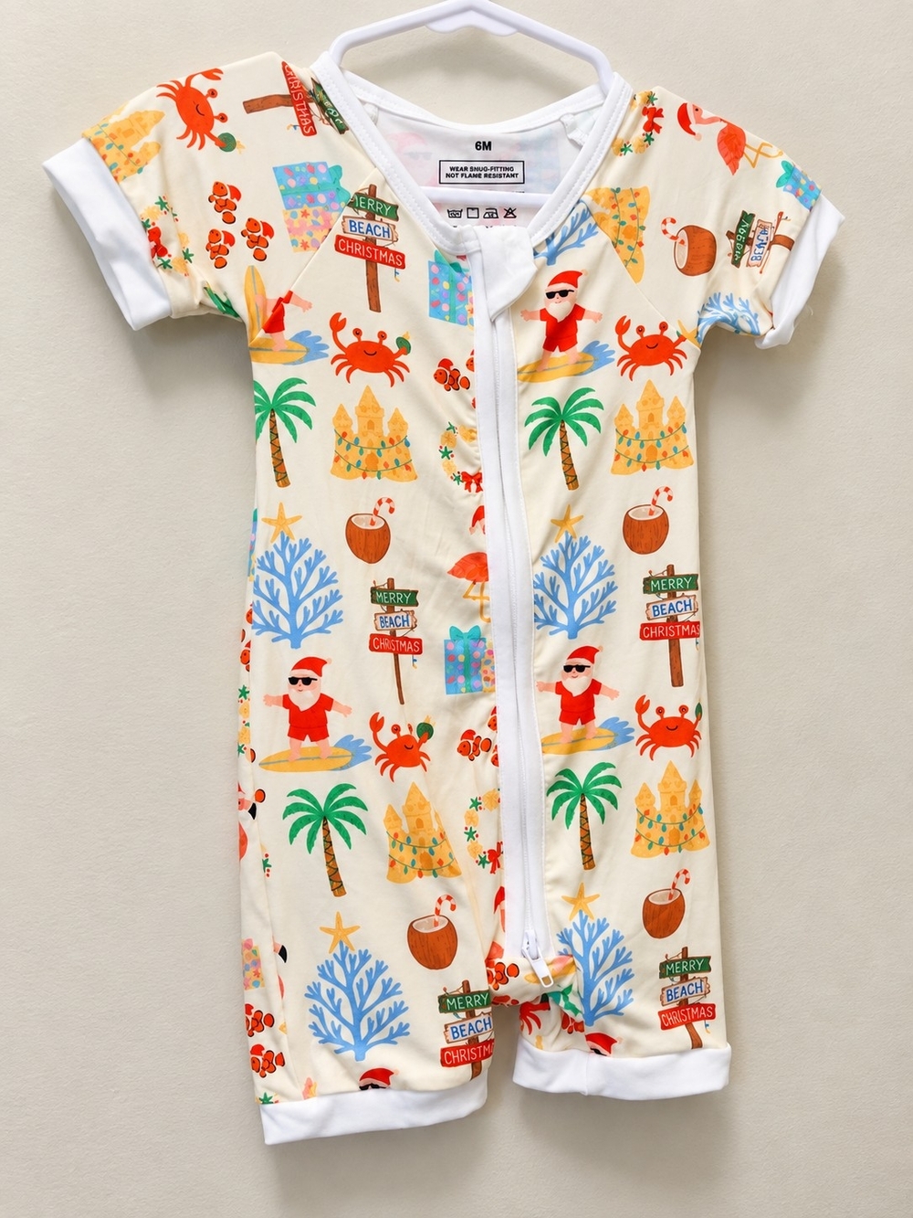 Beach Santa Bamboo Shorty